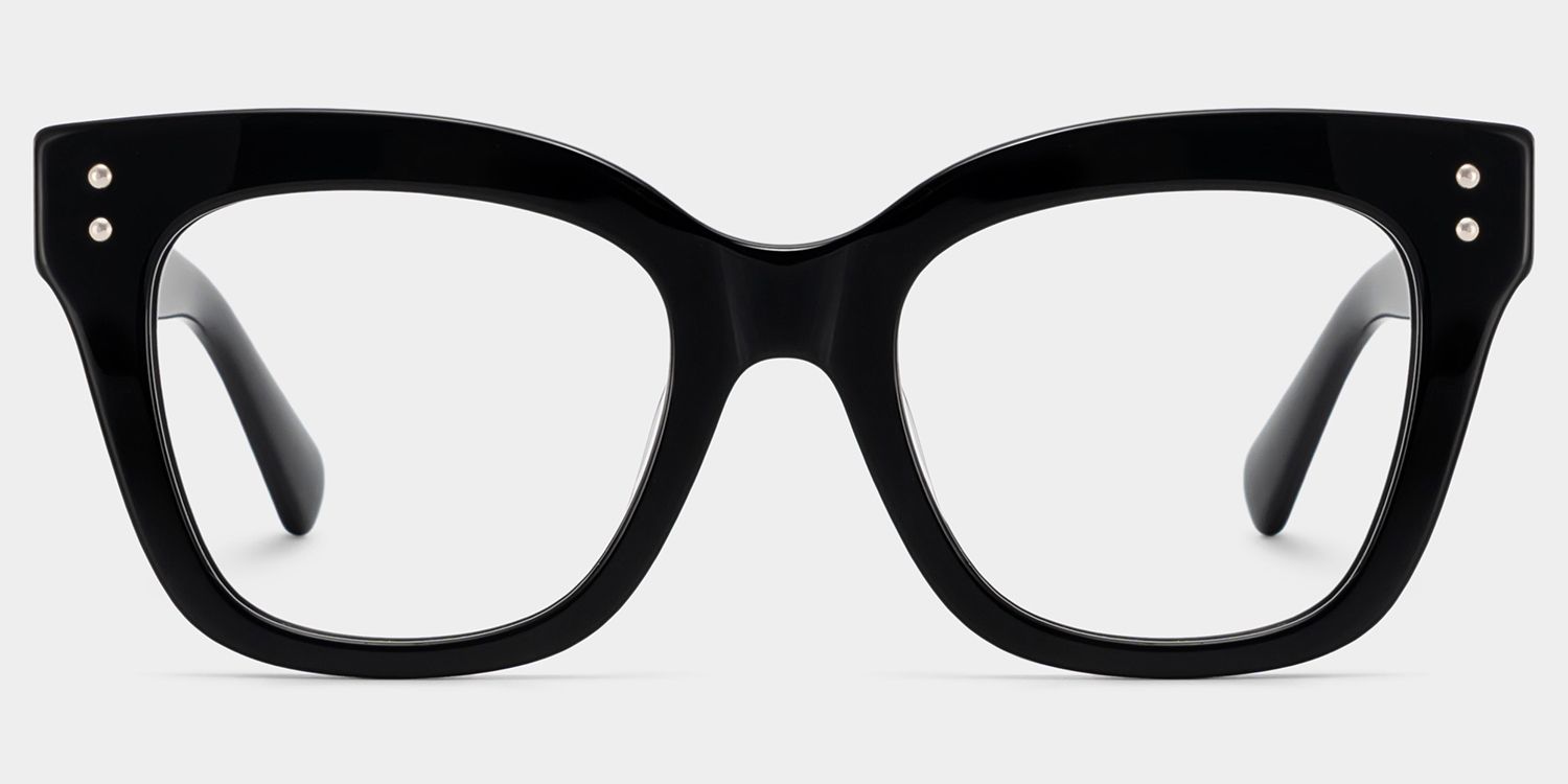 Chunky Black Butterfly Stella Frame Glasses | ZEELOOL1