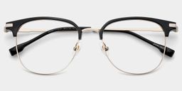 Naranjo Black Browline Glasses2