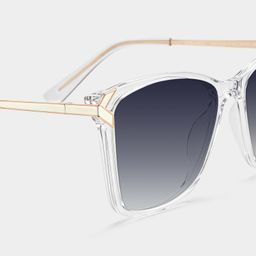 Tricee Clear Square Sunglasses4
