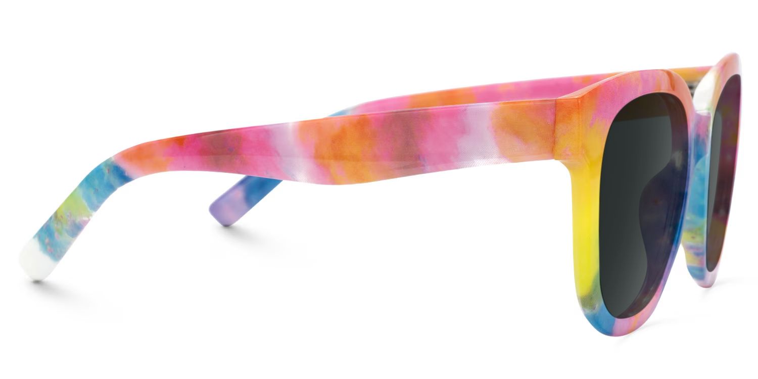 Harrell Plastic Rainbow Square Frame Sunglasses | ZEELOOL2
