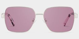 Sahara Purple Square Sunglasses0