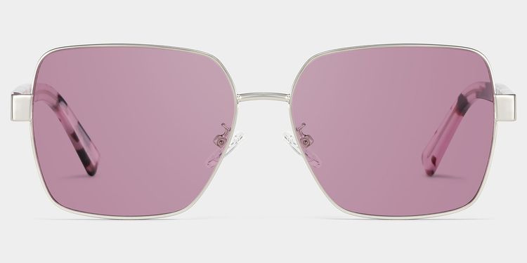 Sahara Purple Square Sunglasses