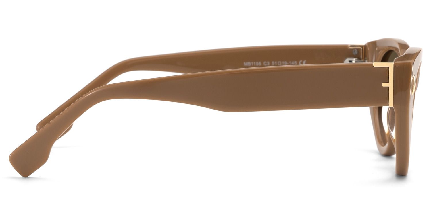 Azura Cat Eye Brown Frame Sunglasses Online Sale | ZEELOOL3
