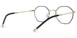 Reyes Black Geometric Glasses3
