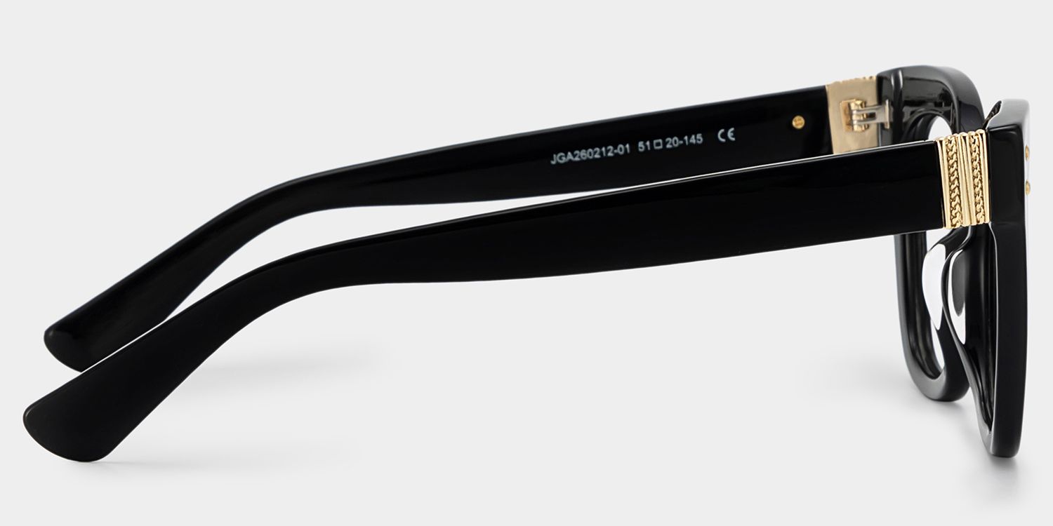Chunky Black Butterfly Stella Frame Glasses | ZEELOOL4