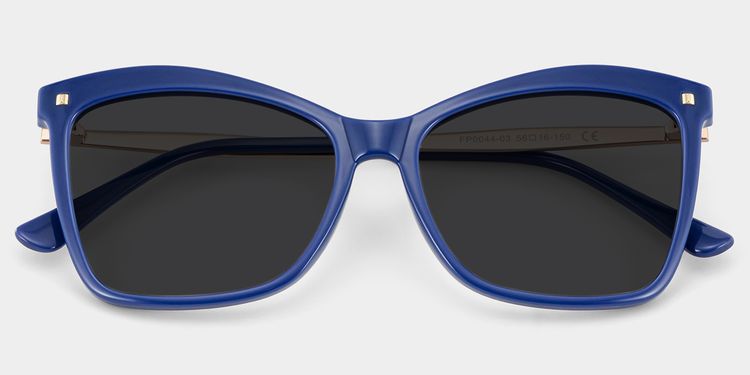 Isaebella Blue Butterfly Sunglasses