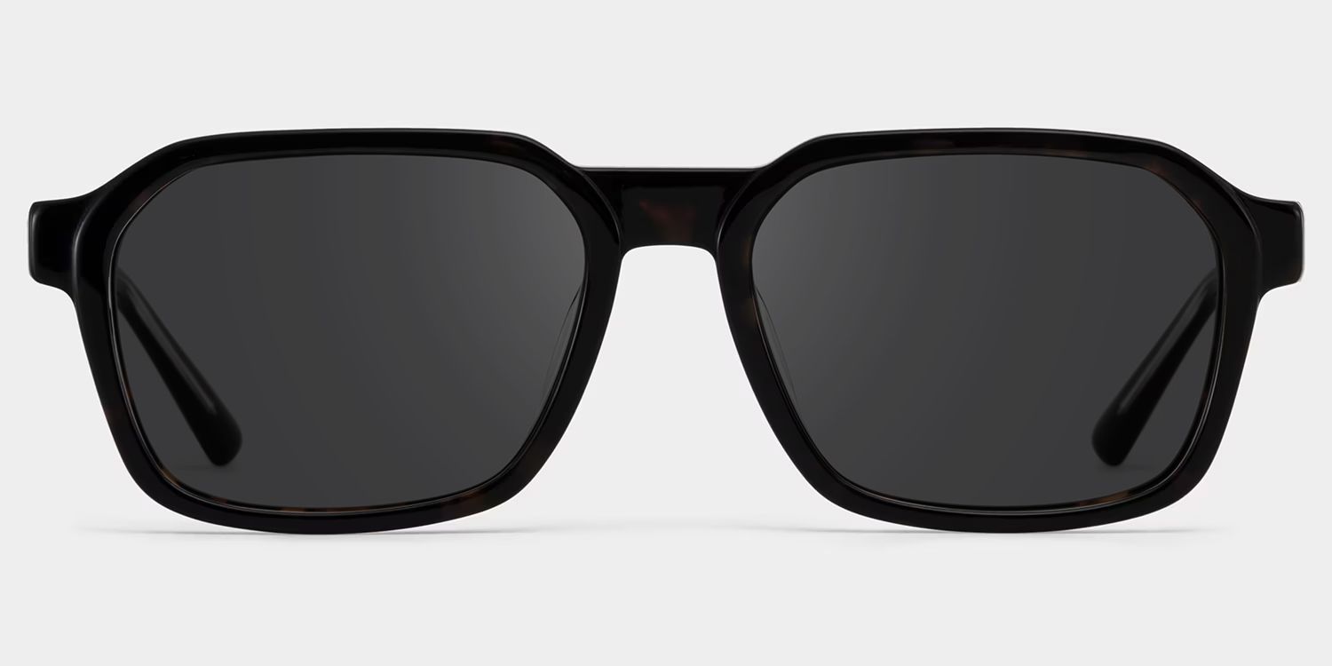 Arden Tortoise Rectangle Sunglasses to Frame Your Face | ZEELOOL0