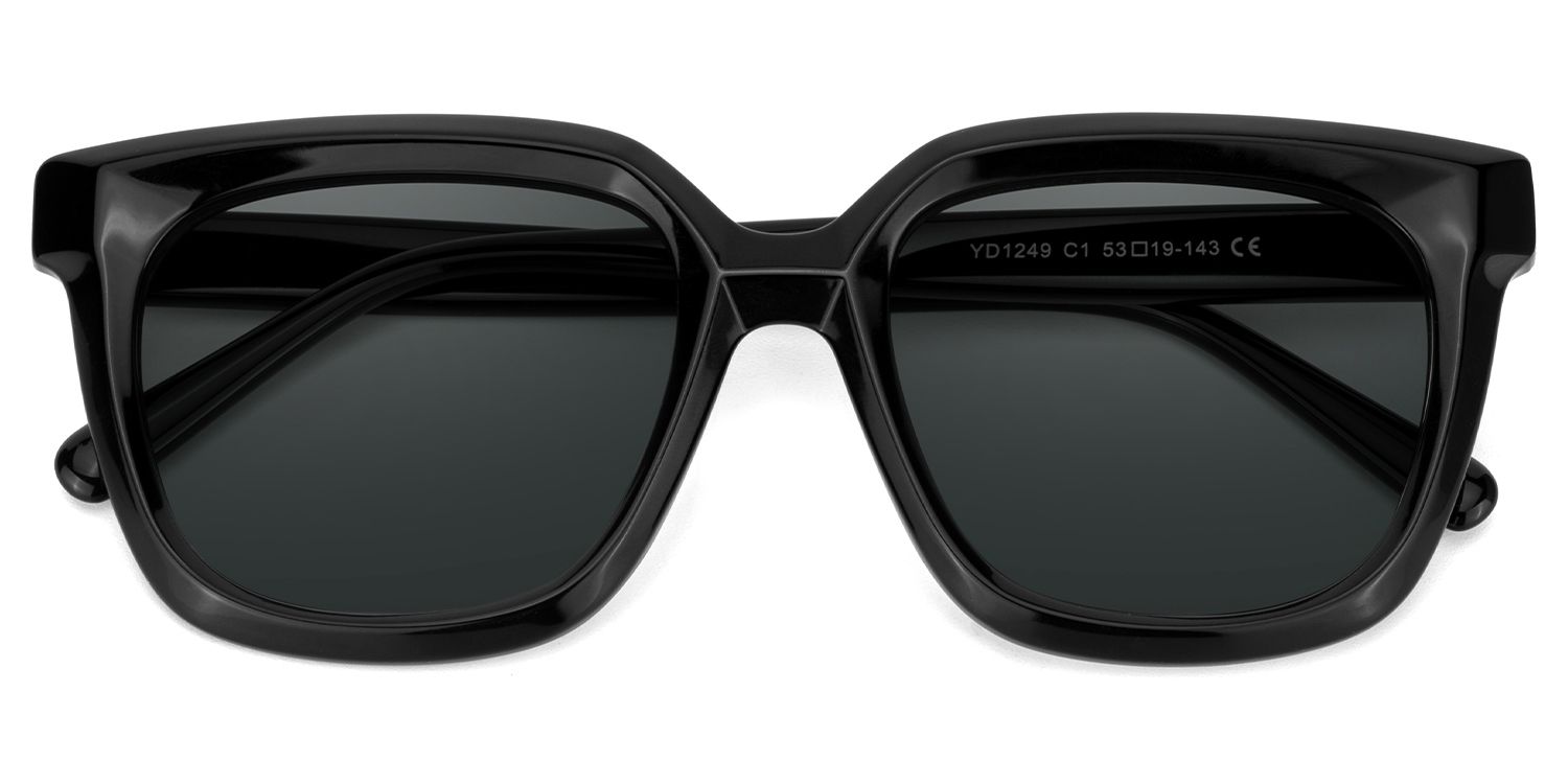 Lark Square Style Black Frame Sunglasses | ZEELOOL1