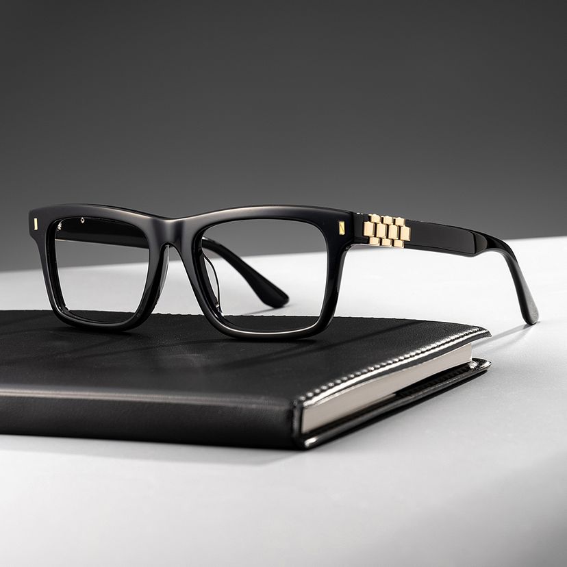 Sammi Black Rectangle Glasses