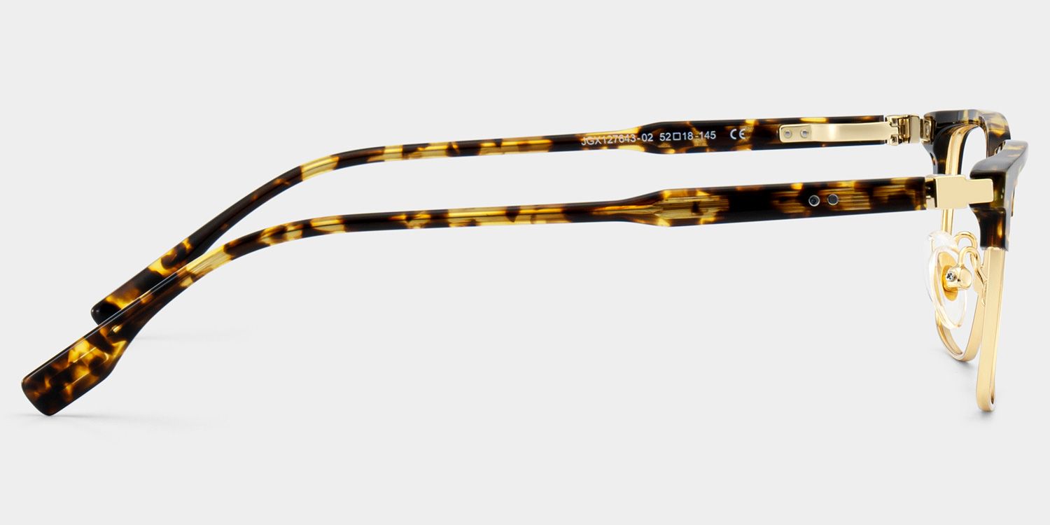 Audrey Tortoise Browline Glasses Frames for Men | ZEELOOL5