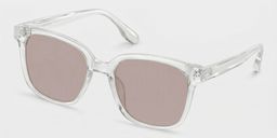 Oglesby Clear Square Sunglasses2