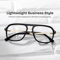 Kilworth Black Aviator Glasses0