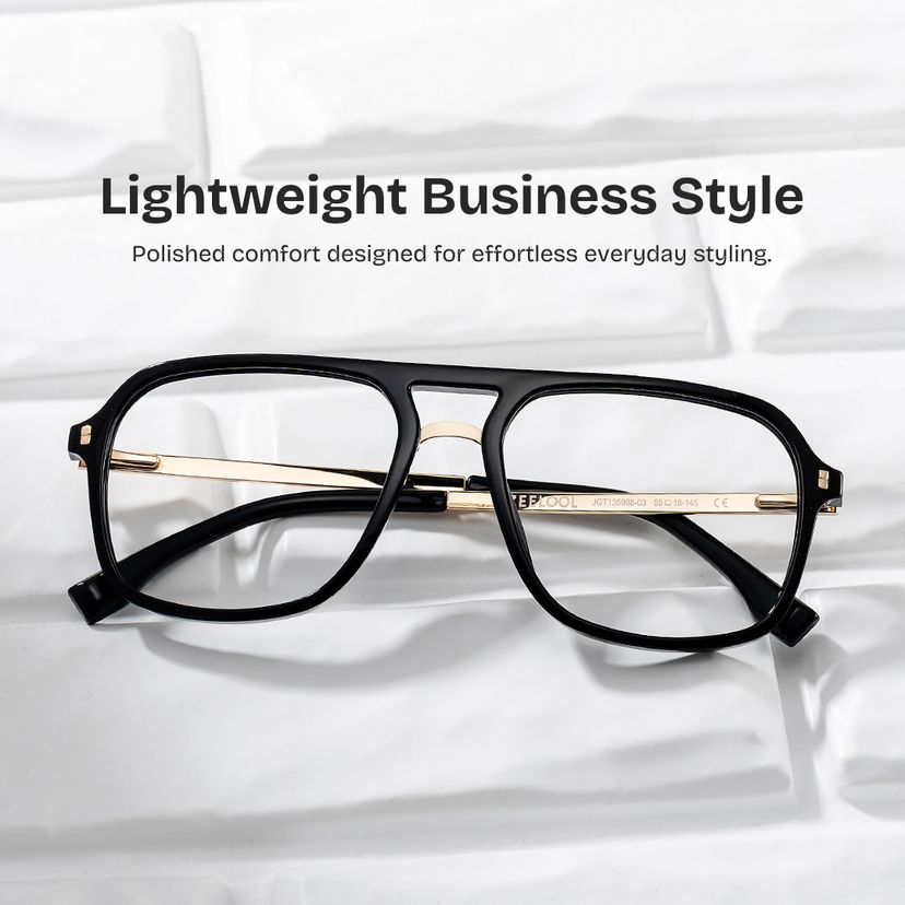 Kilworth Black Aviator Glasses