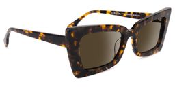Newell Tortoise Rectangle Sunglasses2