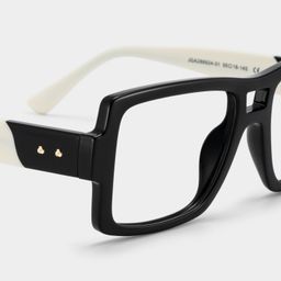 Nora Black Aviator Glasses5