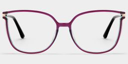 Rodz Purple Square Glasses0