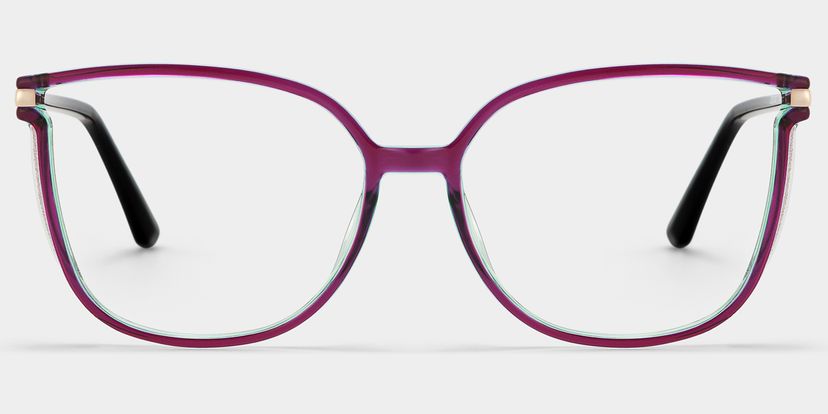 Rodz Purple Square Glasses