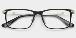 Alexander Black Rectangle Glasses2