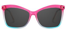 Isaebella Pink Blue Butterfly Sunglasses0
