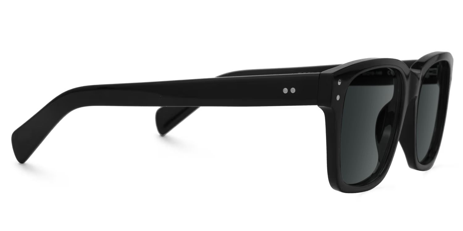 Fussell Square Black Sunglasses for Women & Men | ZEELOOL2