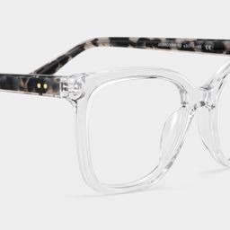 Sage Clear Rectangle Glasses7