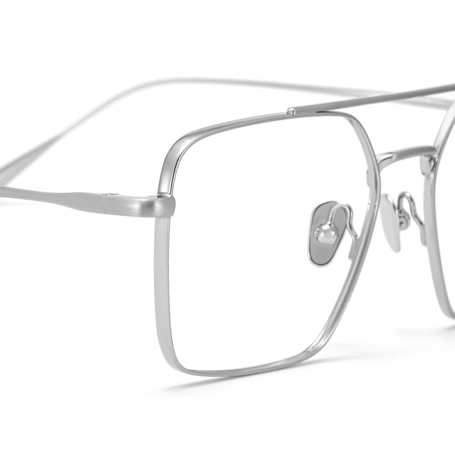 Jensen Eyeglasses in Aviator Sliver Frame | Zeelool6