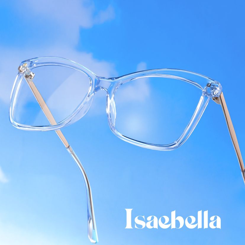 Isaebella Clear Butterfly Glasses