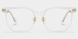 Eve Clear Rectangle Glasses1