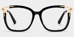 Sidibe Black Square Glasses0