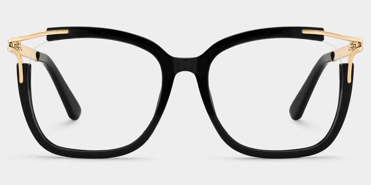 Sidibe Black Square Glasses