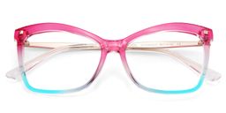 Isaebella Pink Blue Butterfly Glasses1
