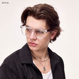 Connor Clear Rectangle Glasses6