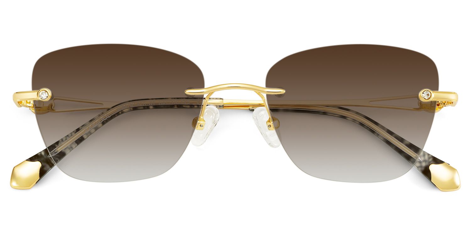 Seth Metal Gold Frame Sunglasses | ZEELOOL1