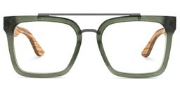 Pascal Green Aviator Glasses1