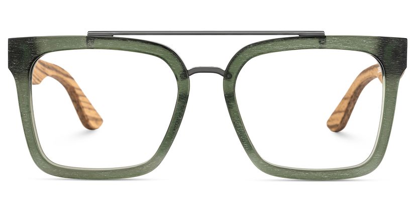 Pascal Green Aviator Glasses