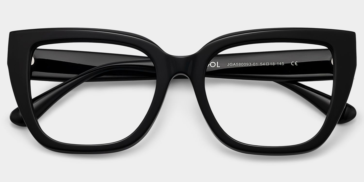 Square Frame Black Glasses on Sale2
