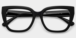 Tamarrah Black Cat eye Glasses2