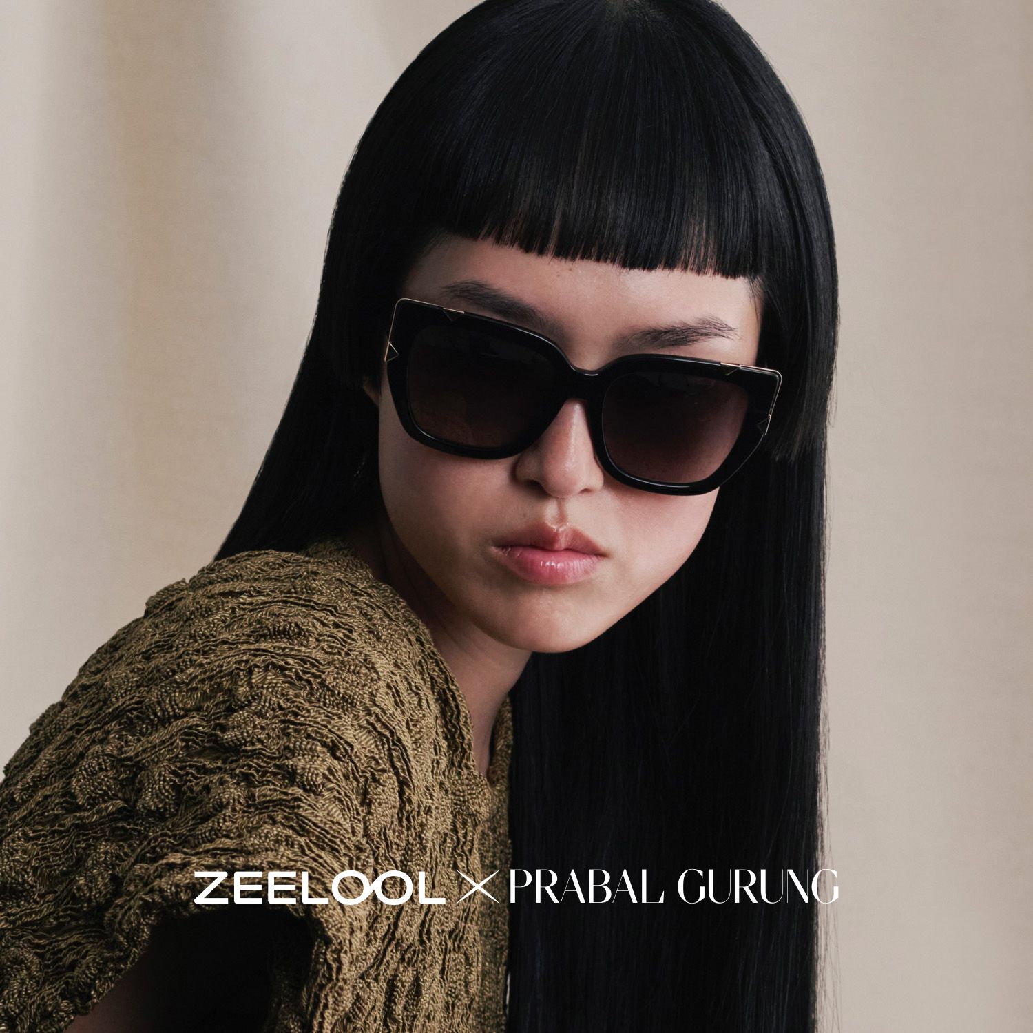 Grace Black Gold Cat Eye Sunglasses to Frame Your Face | ZEELOOL0