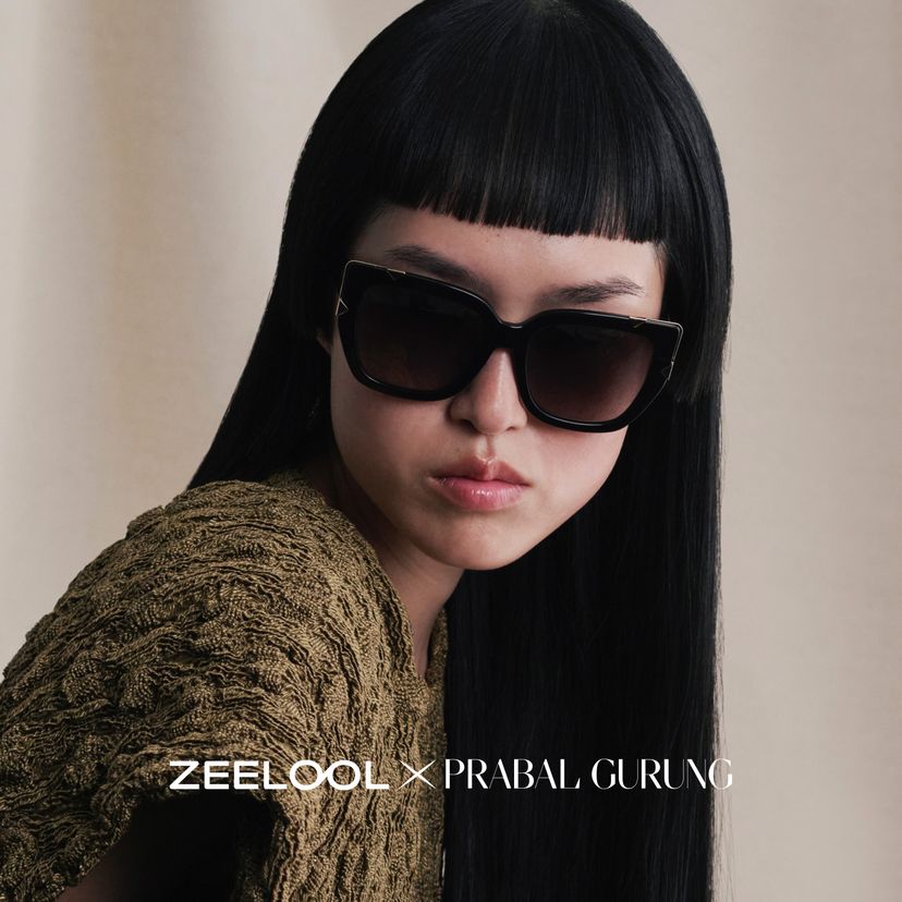 Grace Black Gold Cat eye Sunglasses