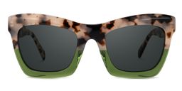 Benitez Two-Tone Square Sunglasses0