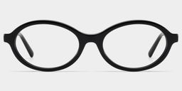 Everly Black Oval Glasses3