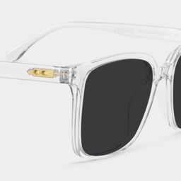 Contreras Clear Square Sunglasses4