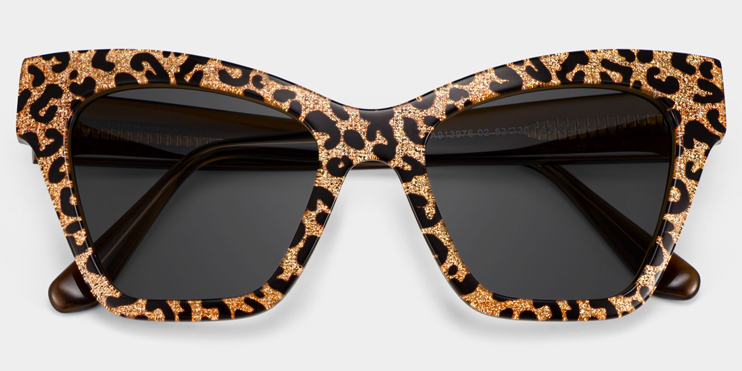 Ansyah Cat Eye Leopard Frame Sunglasses Online Sale | ZEELOOL3