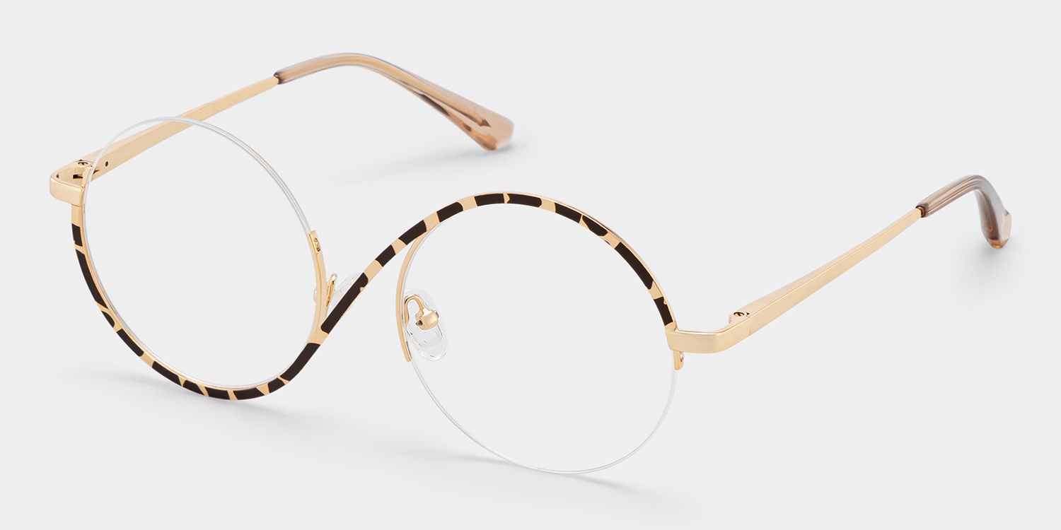 Flozif Tortoise Round Frame Glasses deals -Zeelool2