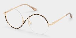 Flozif Tortoise Round Glasses2