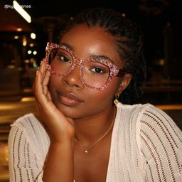 Scicluna Pink Square Glasses6