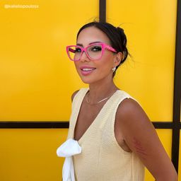 Blaise Pink Green Butterfly Glasses10