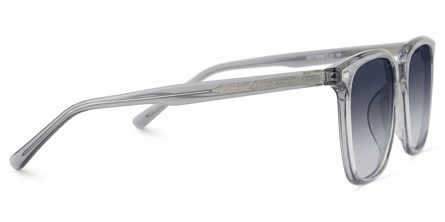 Eliza Tr90 Grey Square Frame Sunglasses | ZEELOOL3