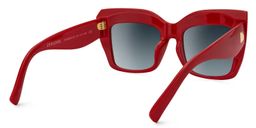 Alberta Red Square Sunglasses3
