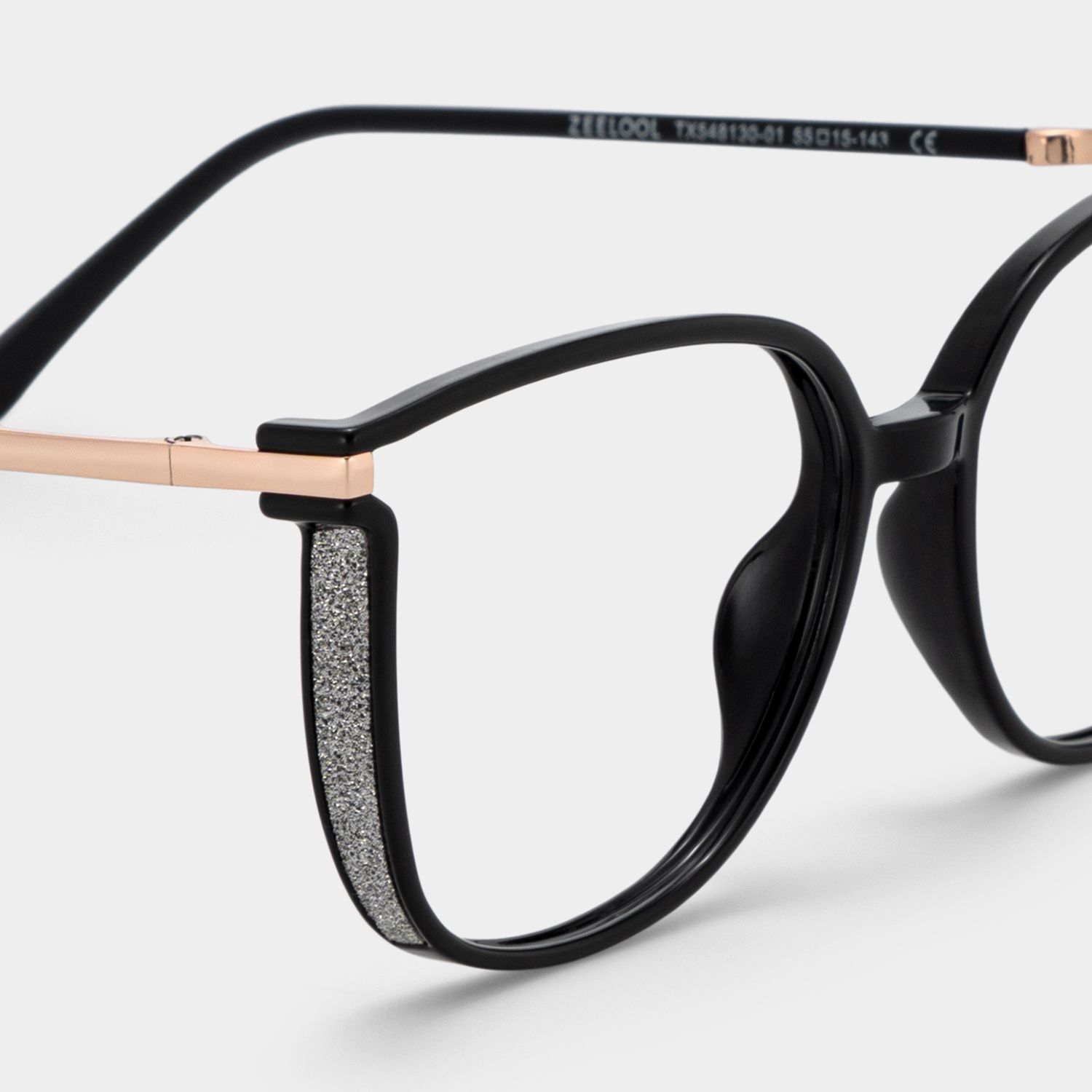Rodz Square Black Frame Glasses for Women | ZEELOOL6